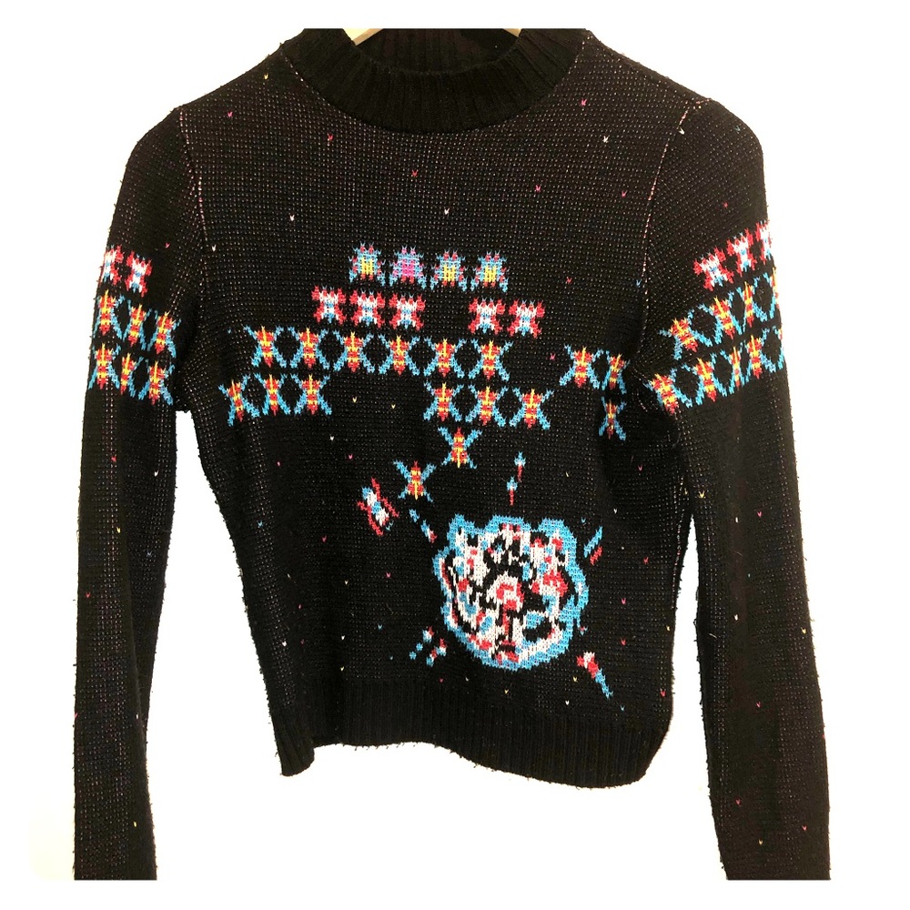 Lip Service Galaga (“ugly x-mas”) Sweater